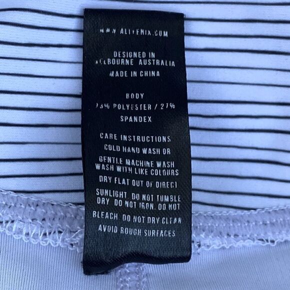 All Fenix Piper Black/White Stripe Leggings. Size Medium. Excellent Condition. - Picture 7 of 10